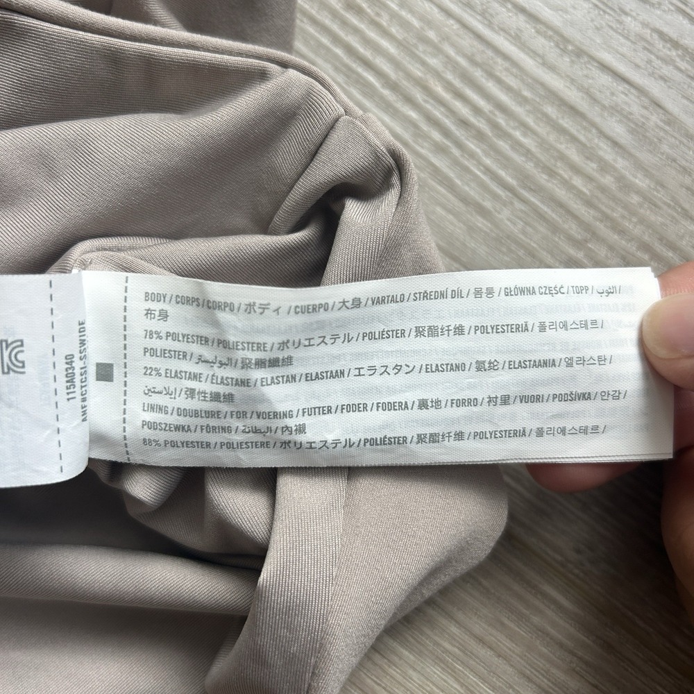 Abercrombie & Fitch YPB Sculpt Lux Polo Tank Size XL Beige - Picture 6 of 9